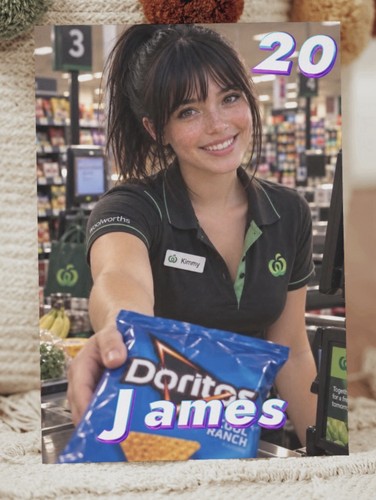 Sexy checkout girl - checkout,