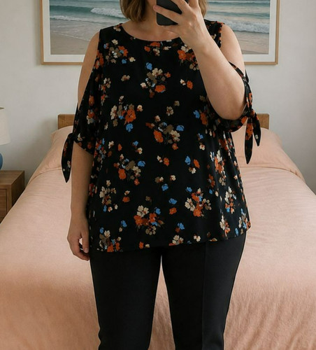 Women cold shoulder top - women's,