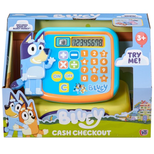 Bluey cash checkout playset - bluey,